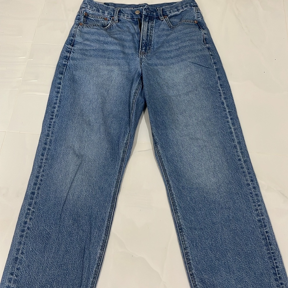 American Eagle Outfitters Blue Straight Leg Jeans